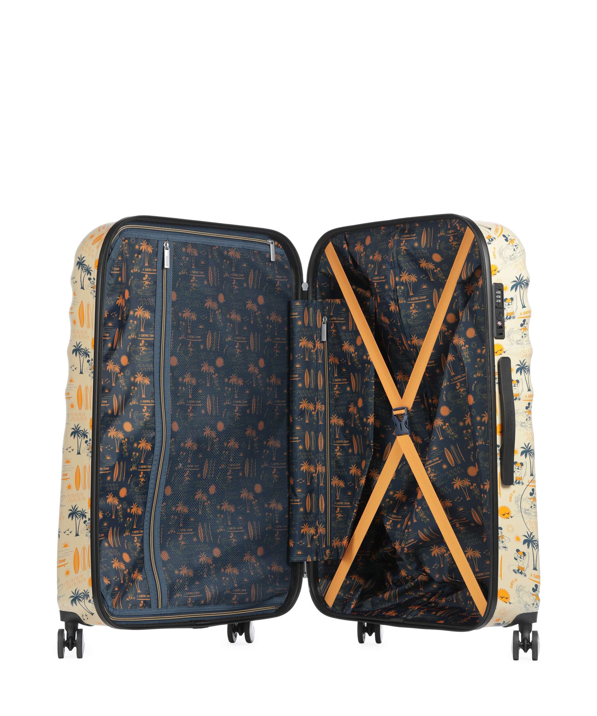 American Tourister Wavebreaker Disney Spinner (4 wheels) mickey super surfer