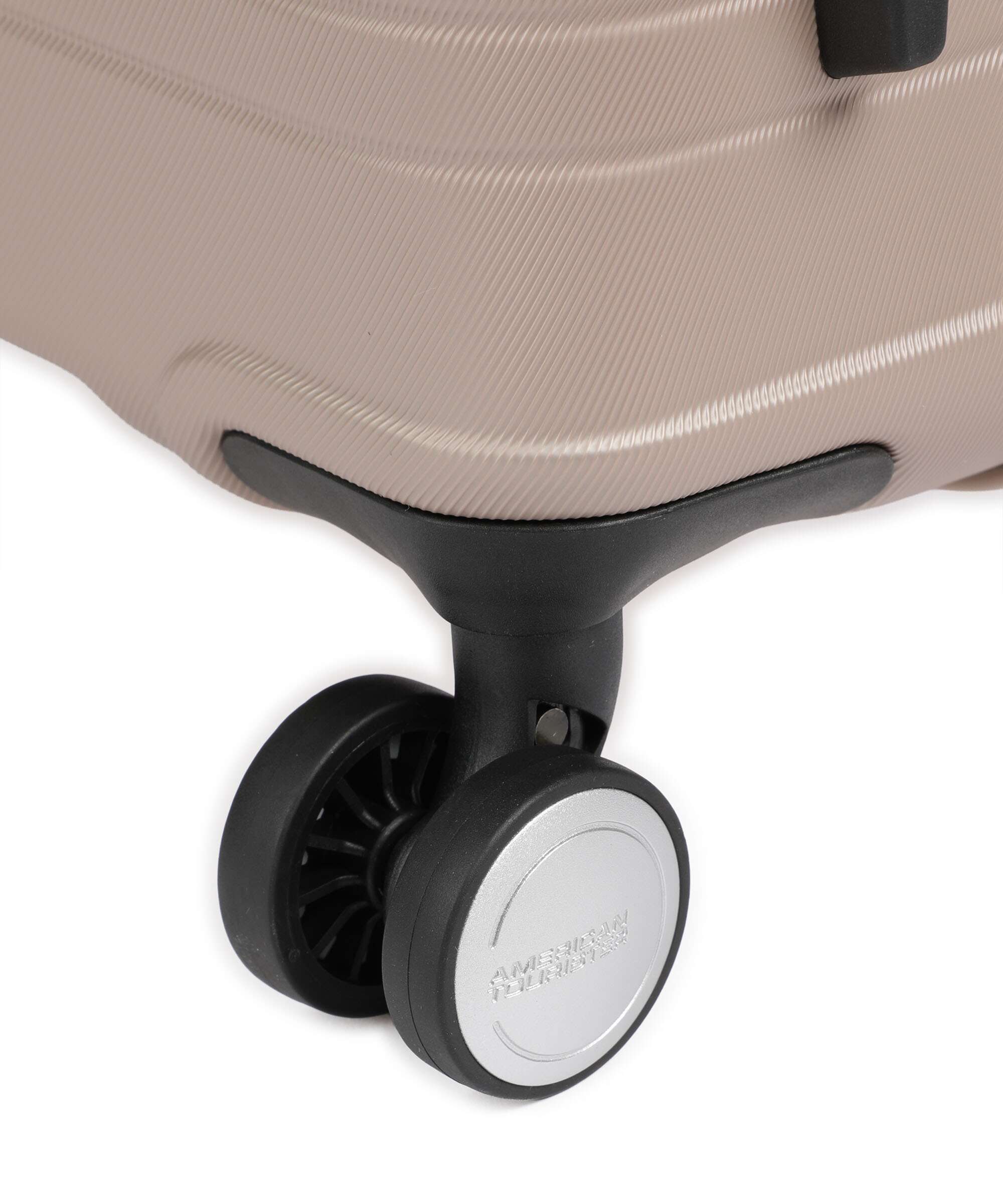 American Tourister Flashline Spinner (4 wheels) ivory gold