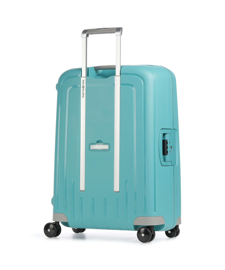 Samsonite S'Cure Spinner (4 wheels) aqua blue