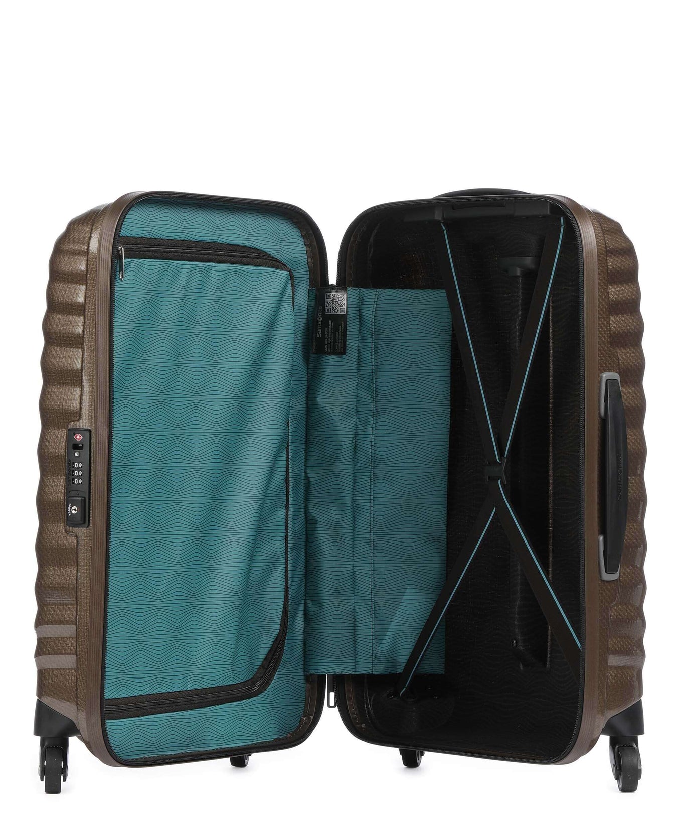 Samsonite Lite-Shock Spinner (4 wheels) sand