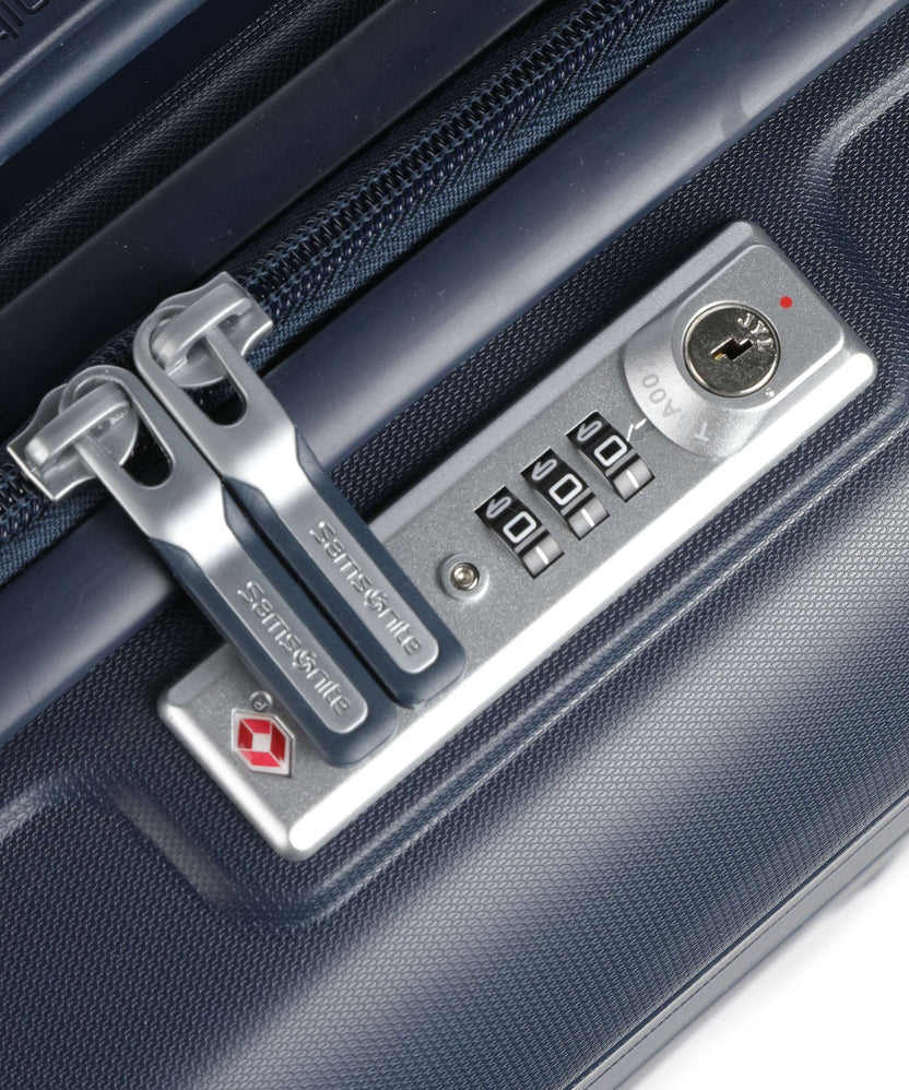 Samsonite Flux Exp Spinner (4 wheels) navy blue