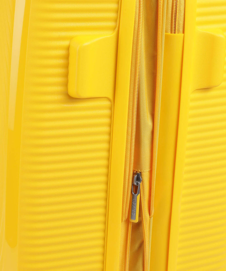 American Tourister Soundbox Spinner (4 wheels) golden yellow