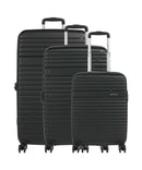 American Tourister Aero Racer Suitcase set (4 wheels) jet black