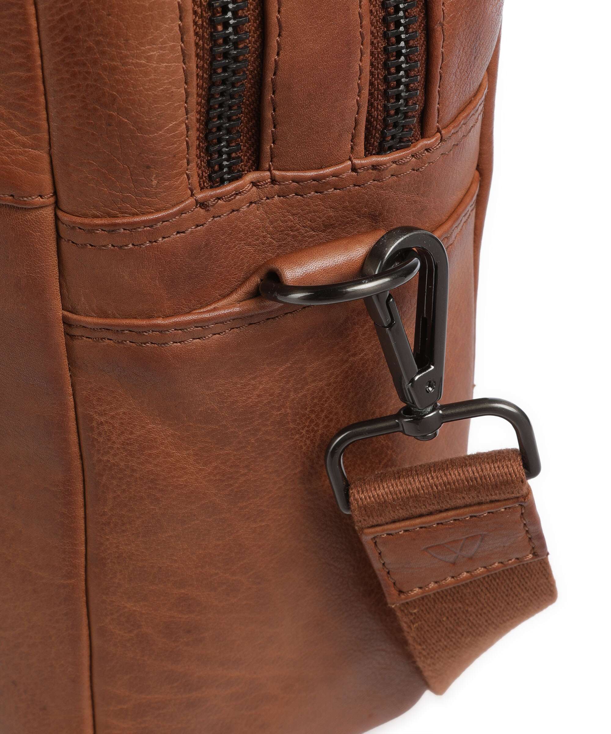 Markberg Kingston Briefcase cognac