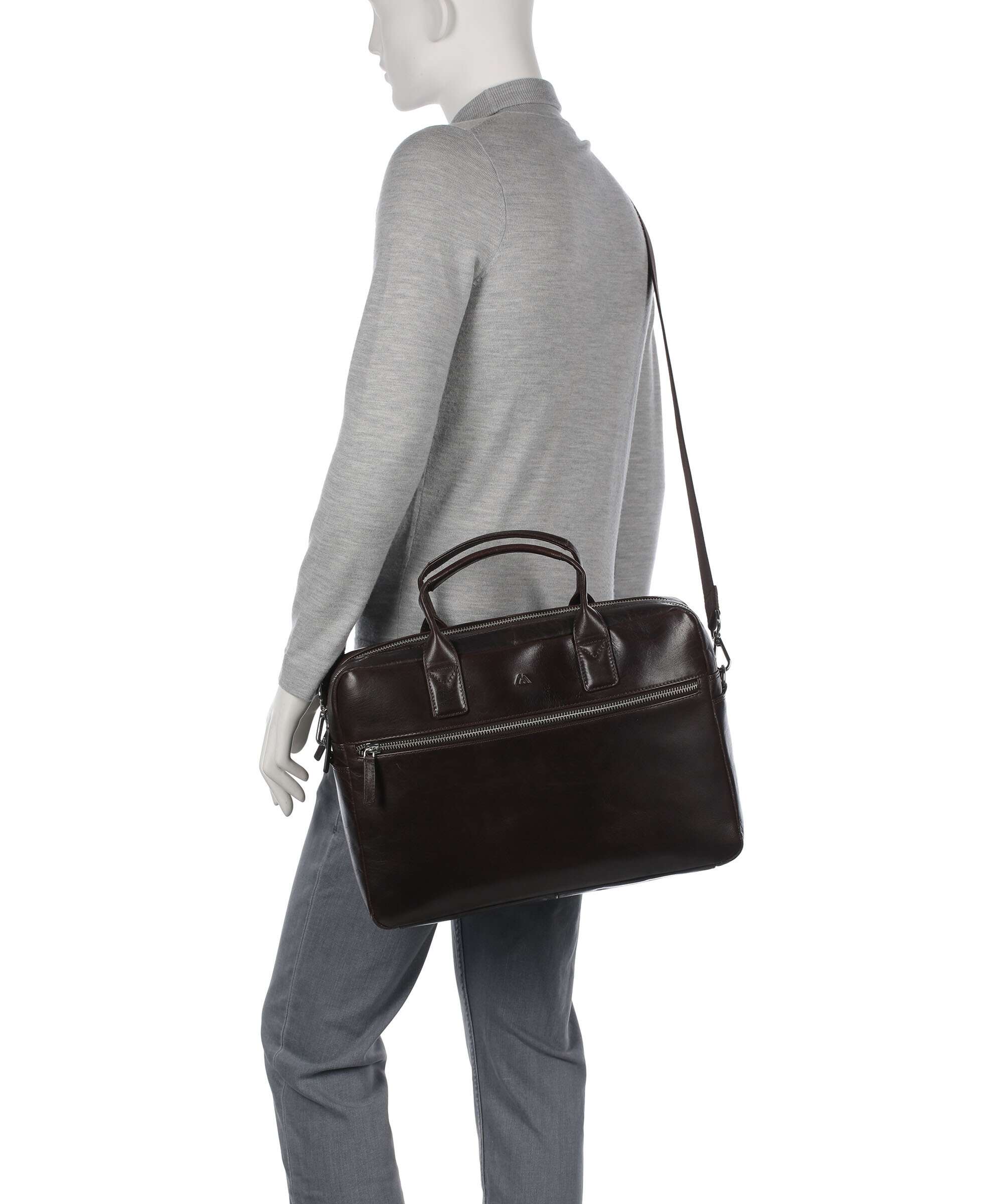 Markberg Kingston Briefcase espresso brown