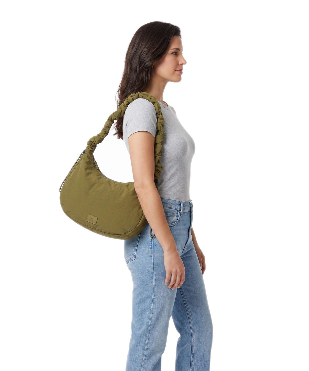 Markberg Ground Hobo bag ivy green
