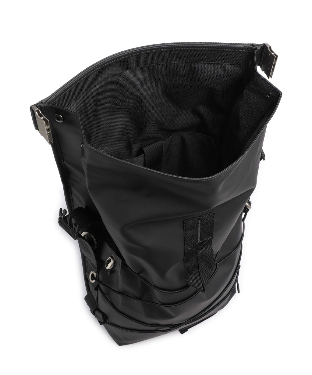 Rains Trail Cord Rolltop backpack black