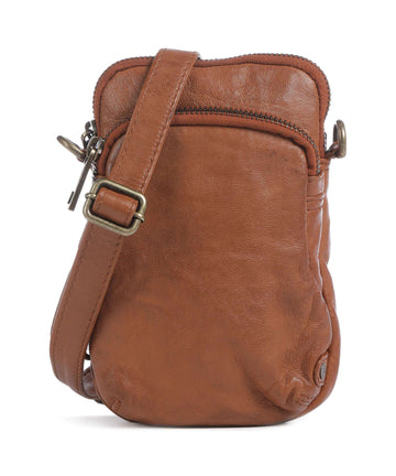 Depeche Power Field Borsetta porta cellulare cognac