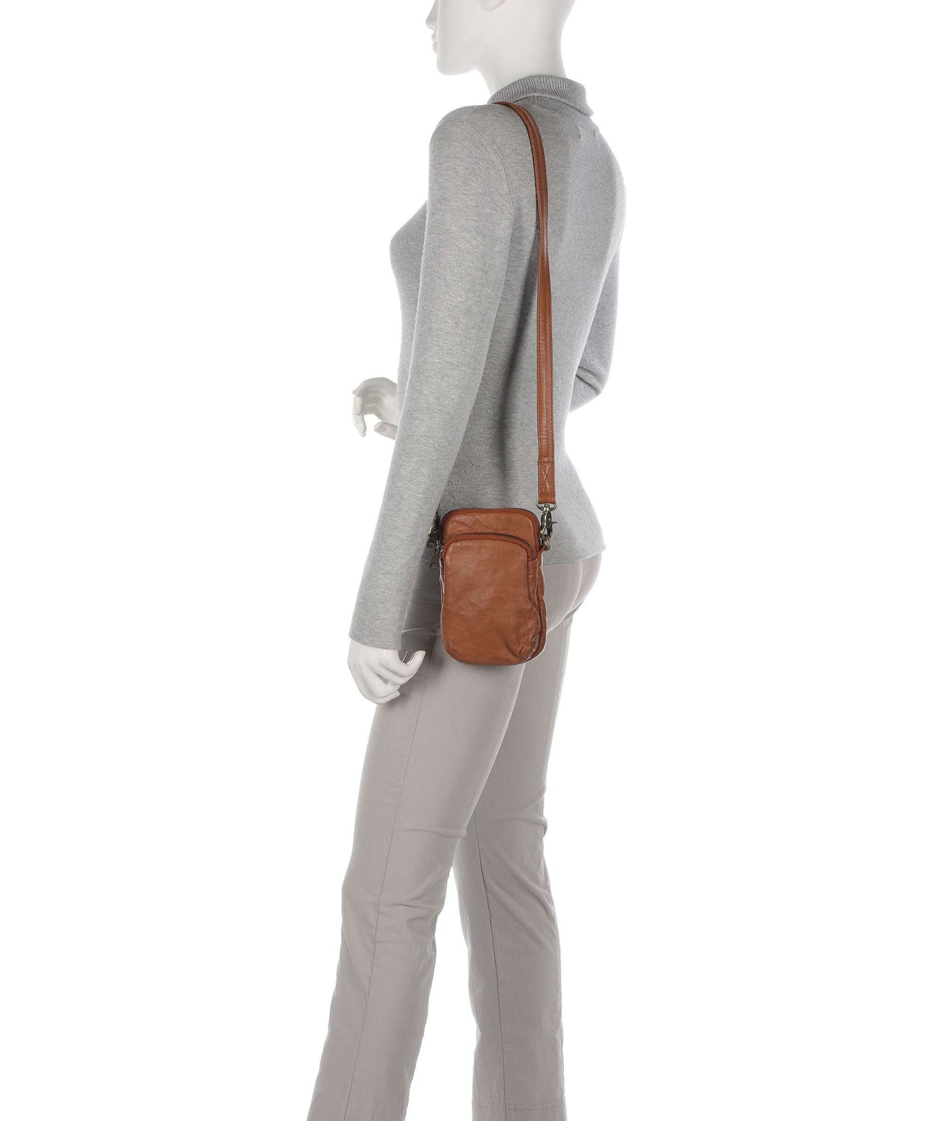 Depeche Power Field Phone bag cognac