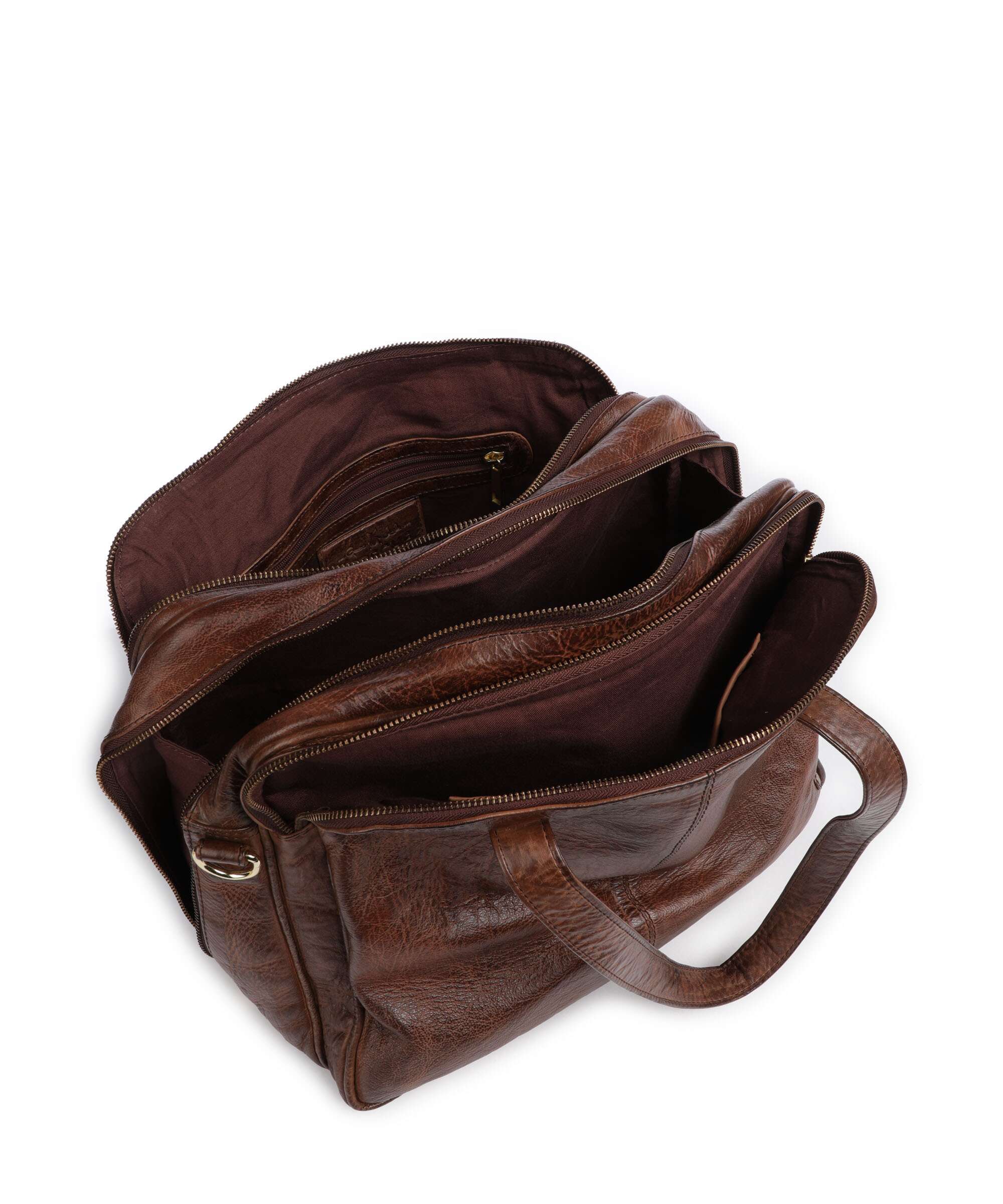 Depeche Golden Chic Shoulder bag brandy