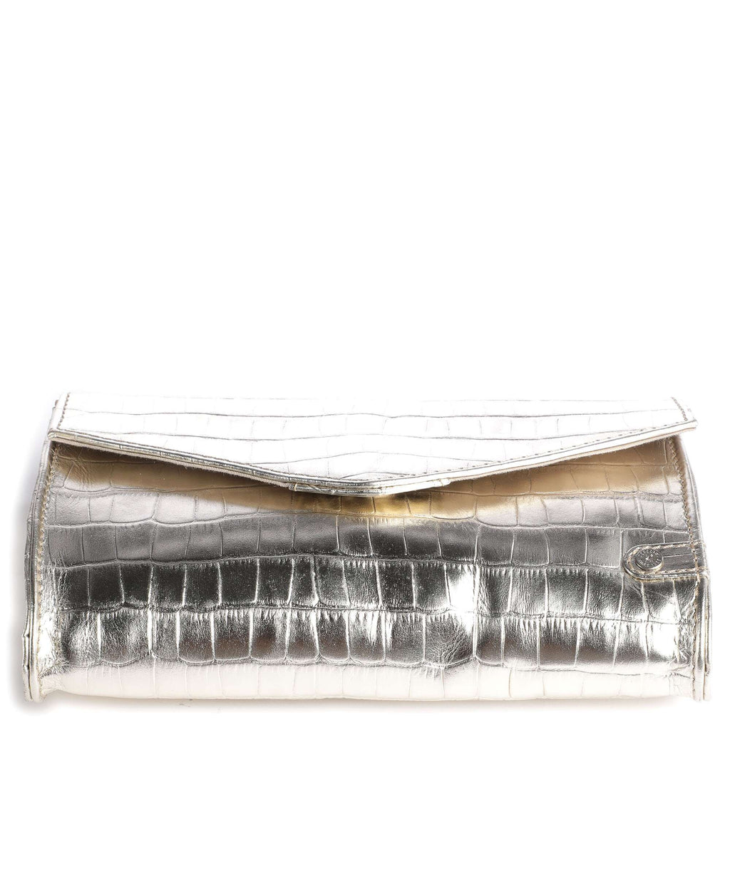 Depeche Croco Glam Crossbody bag champagne