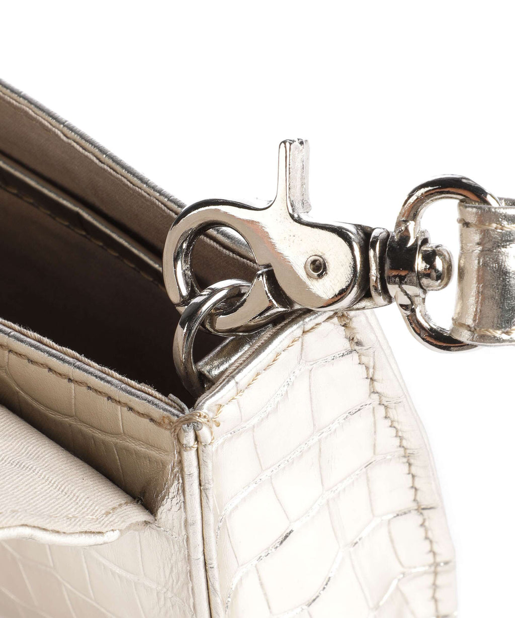 Depeche Croco Glam Crossbody bag champagne