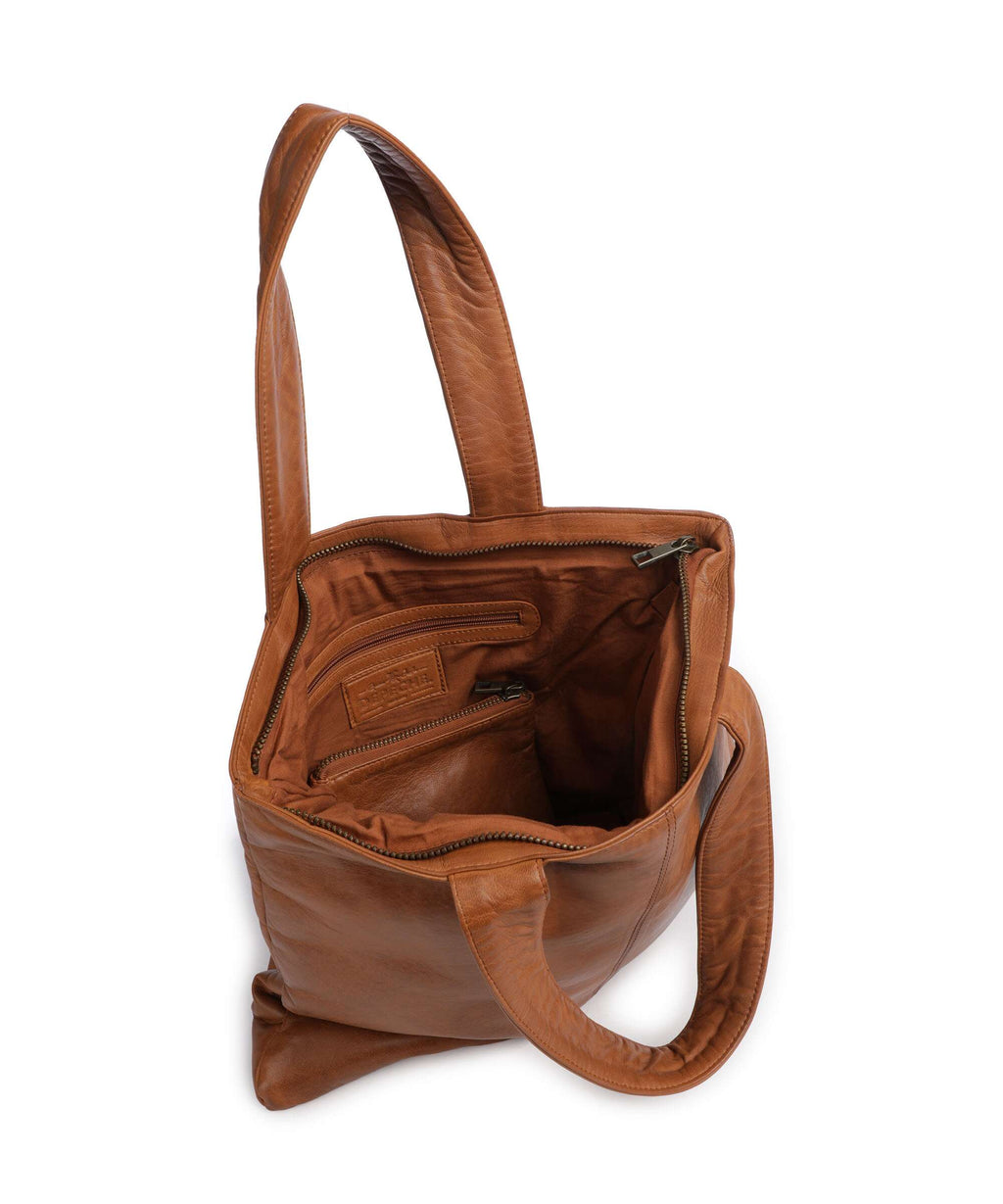 Depeche Power Field Tote bag cognac