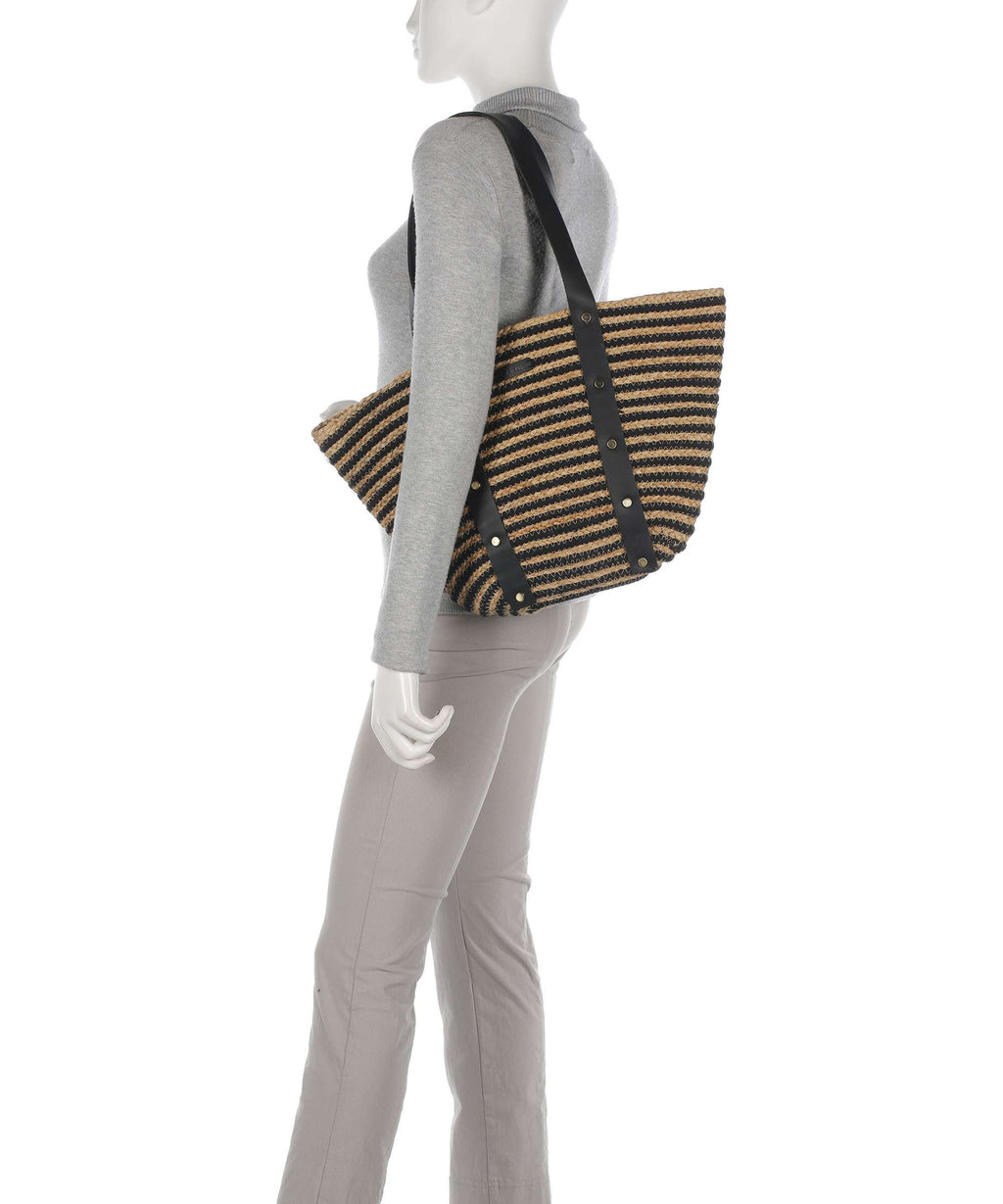 Depeche Summer Sounds Tote bag black/nature
