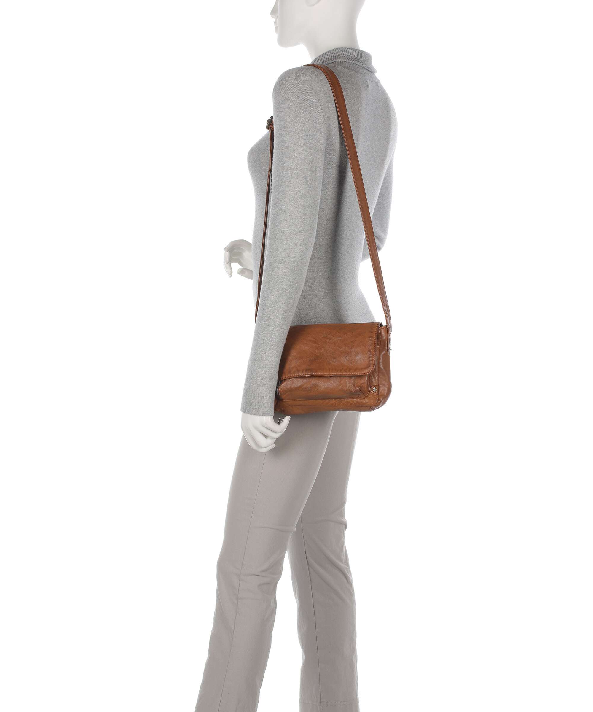 Depeche Power Field Crossbody bag cognac
