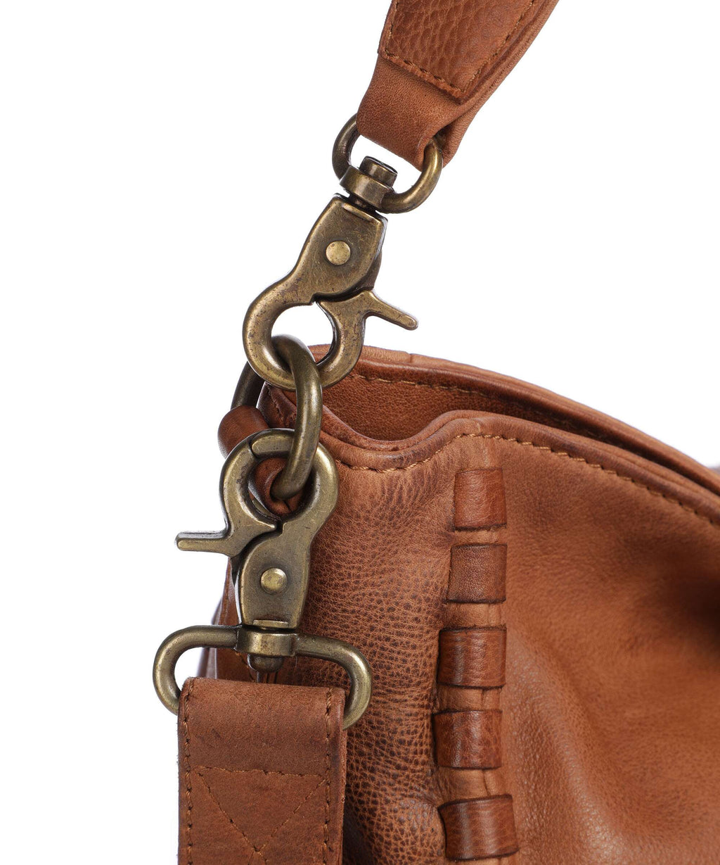 Depeche Tailors Stitch Shoulder bag cognac