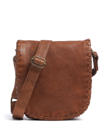 Depeche Tailors Stitch Borsa a tracolla cognac
