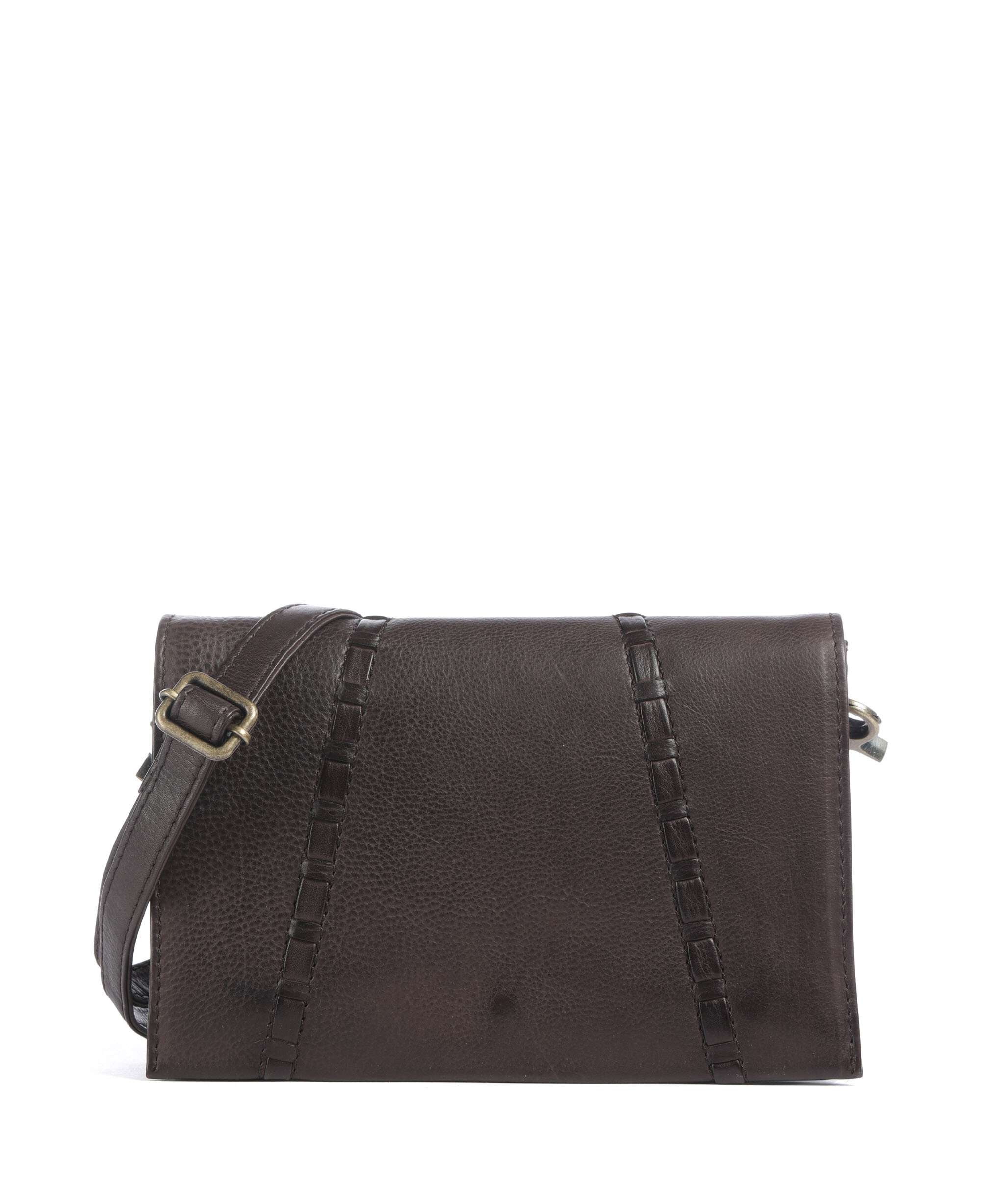 Depeche Tailors Stitch Crossbody bag chocolate