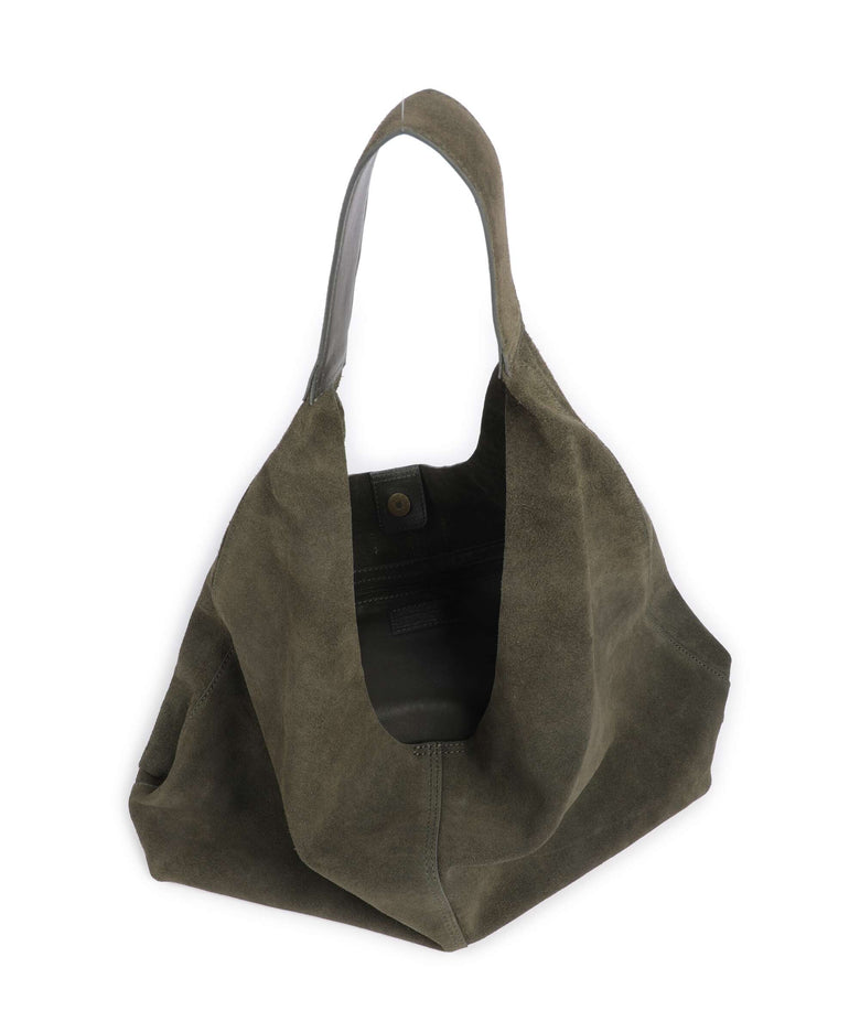 Depeche Bilbao Hobo bag army green