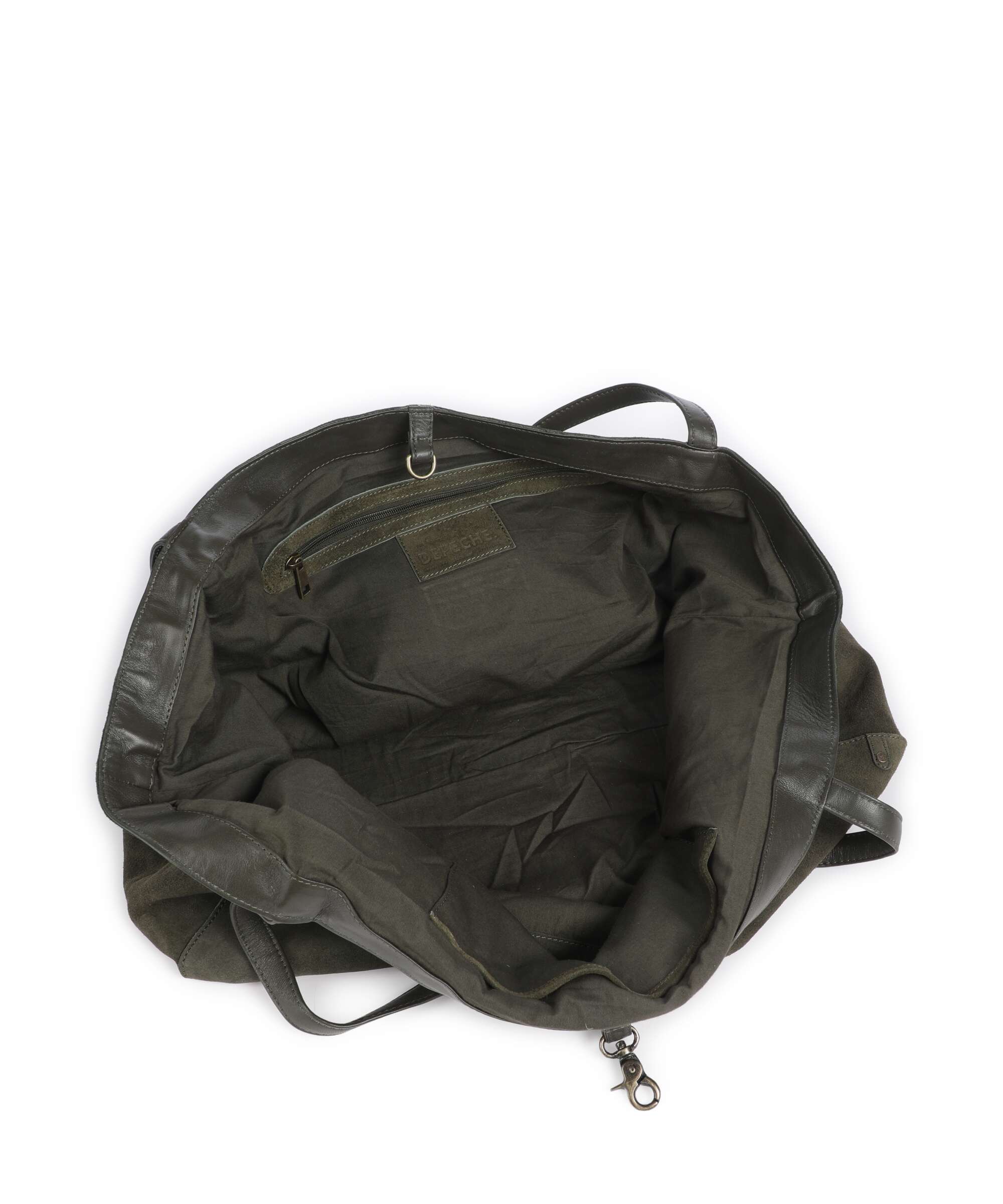 Depeche Bilbao Tote bag army green