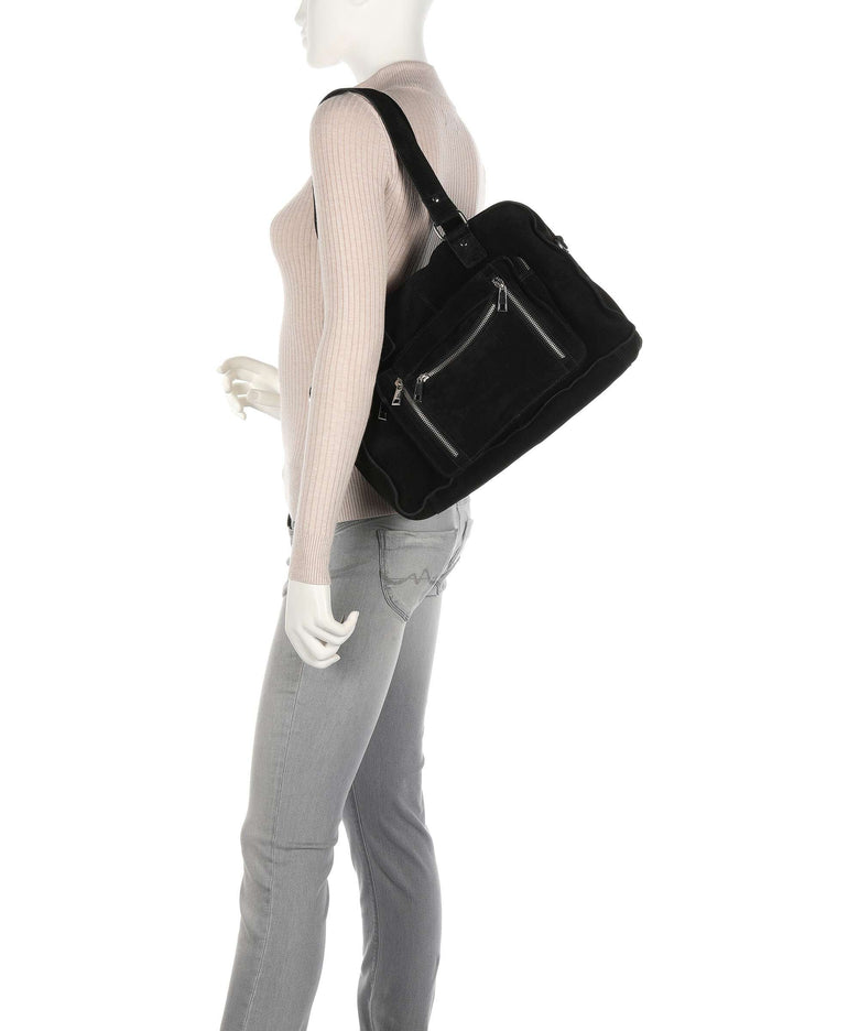 Núnoo New Suede Mille Tote bag black
