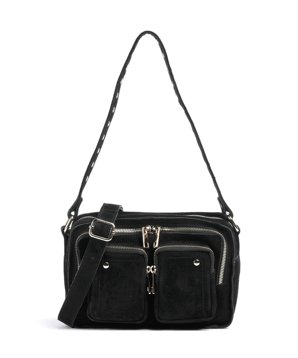 Núnoo Suede Ellie Shoulder bag black