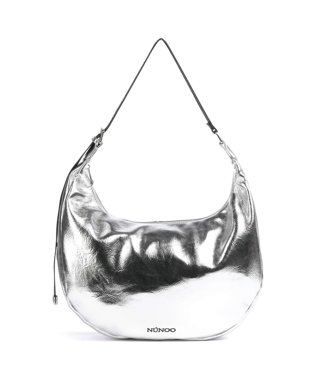 Núnoo Recycled Cool Stella Hobo bag silver