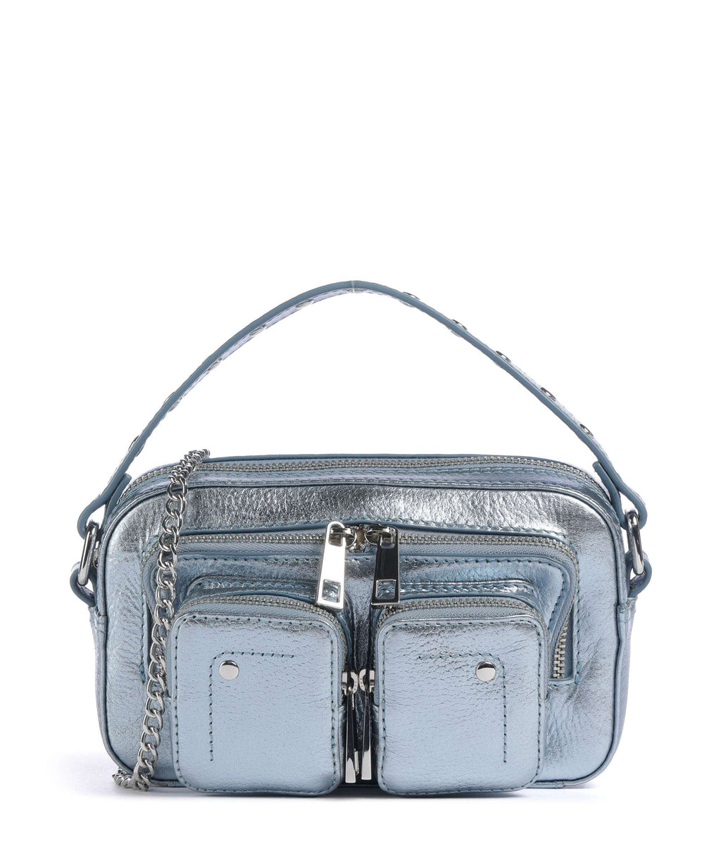 Núnoo Metallic Helena Crossbody bag light blue