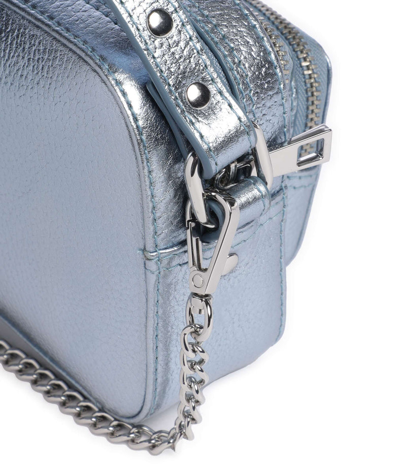Núnoo Metallic Helena Crossbody bag light blue