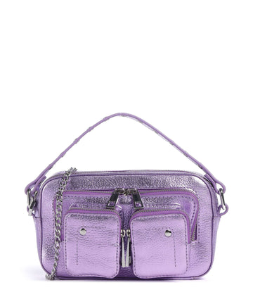 Núnoo Metallic Helena Borsa a tracolla purple