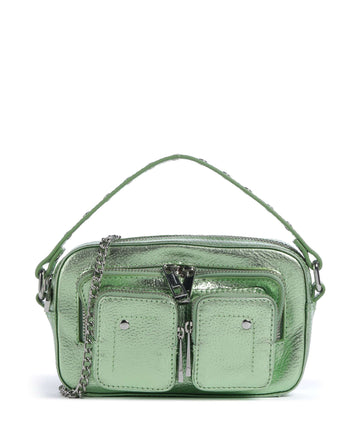 Núnoo Metallic Helena Borsa a tracolla light green