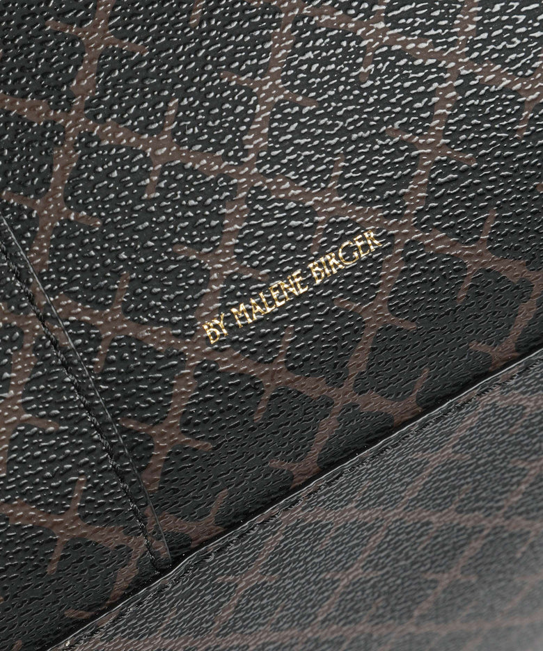 by Malene Birger Abrille Tote bag dark chokolate