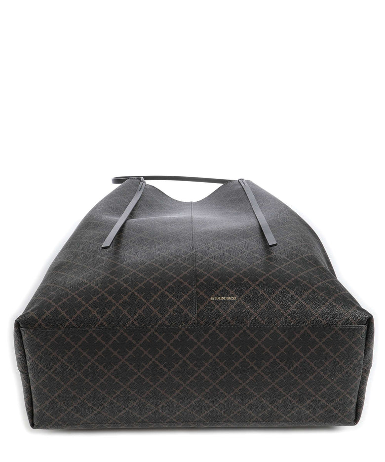 by Malene Birger Abrille Tote bag dark chokolate