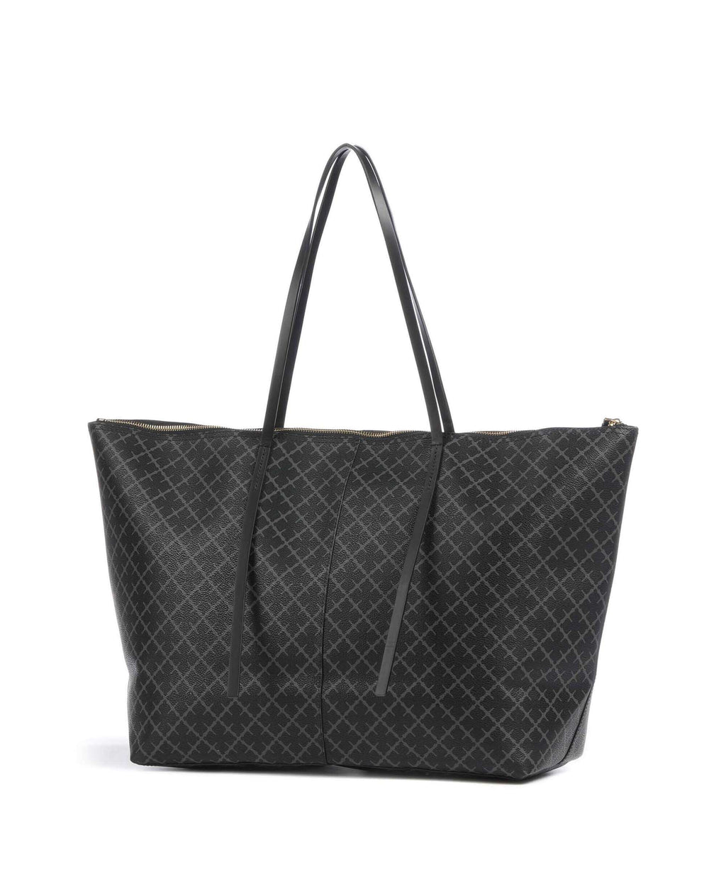by Malene Birger Luze Tote bag charcoal