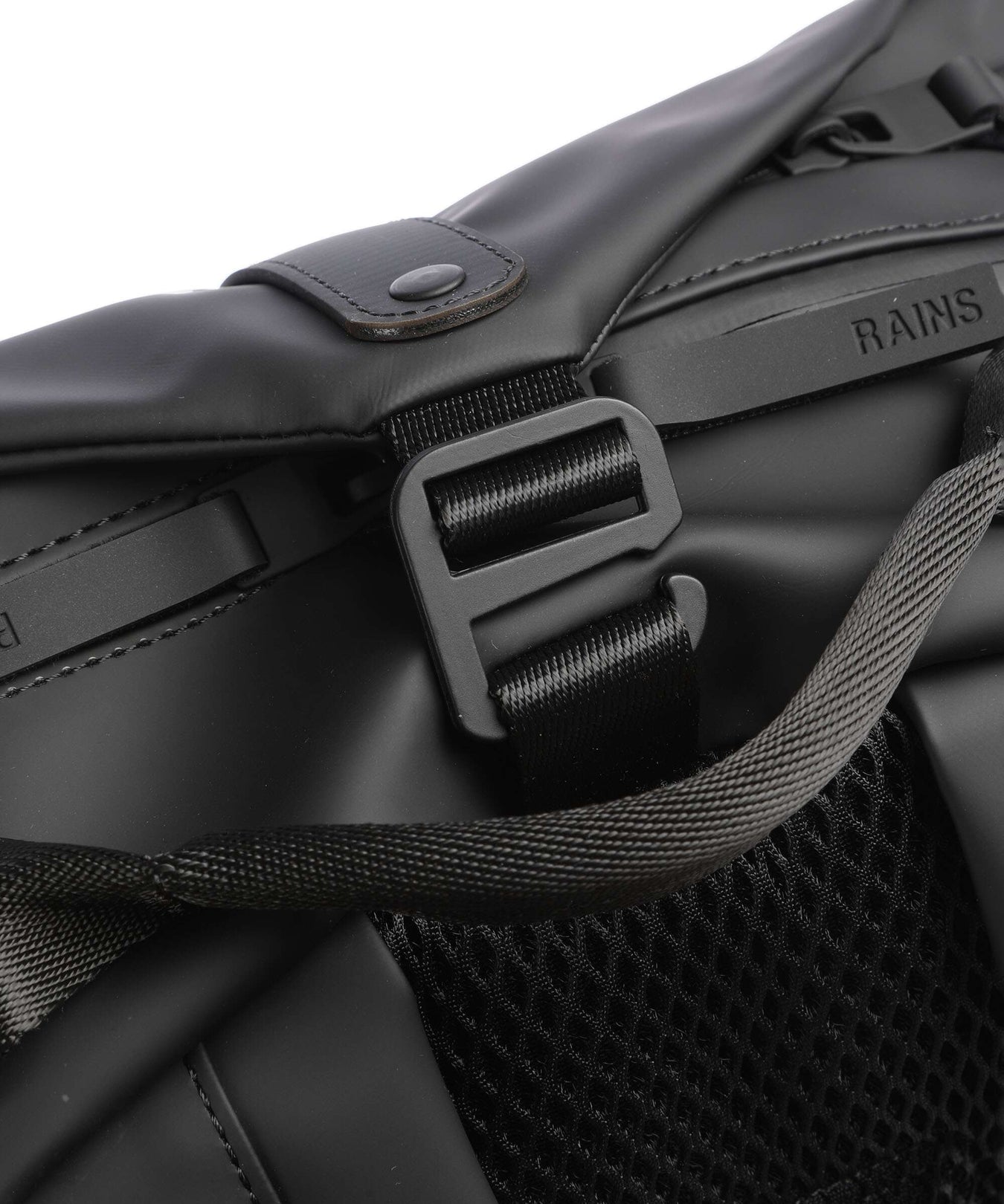 Rains Clip Front Backpack black
