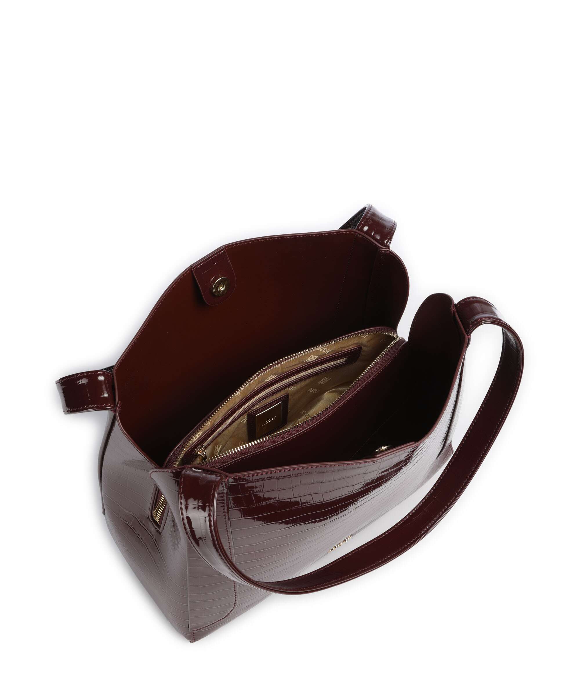 Kazar Ange Hobo bag maroon