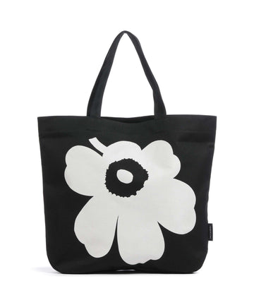 Marimekko Unikko Kioski Torna Borsa shopper black/white