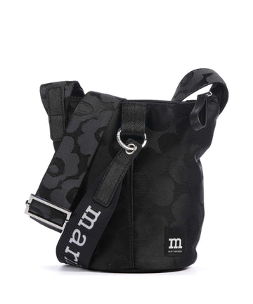 Marimekko Unikko Essential Borsa a tracolla black