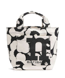 Marimekko Unikko Mono Mini Borsa a mano cotton/black