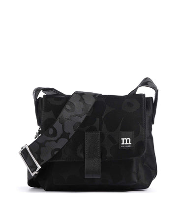 Marimekko Unikko Borsa a tracolla black