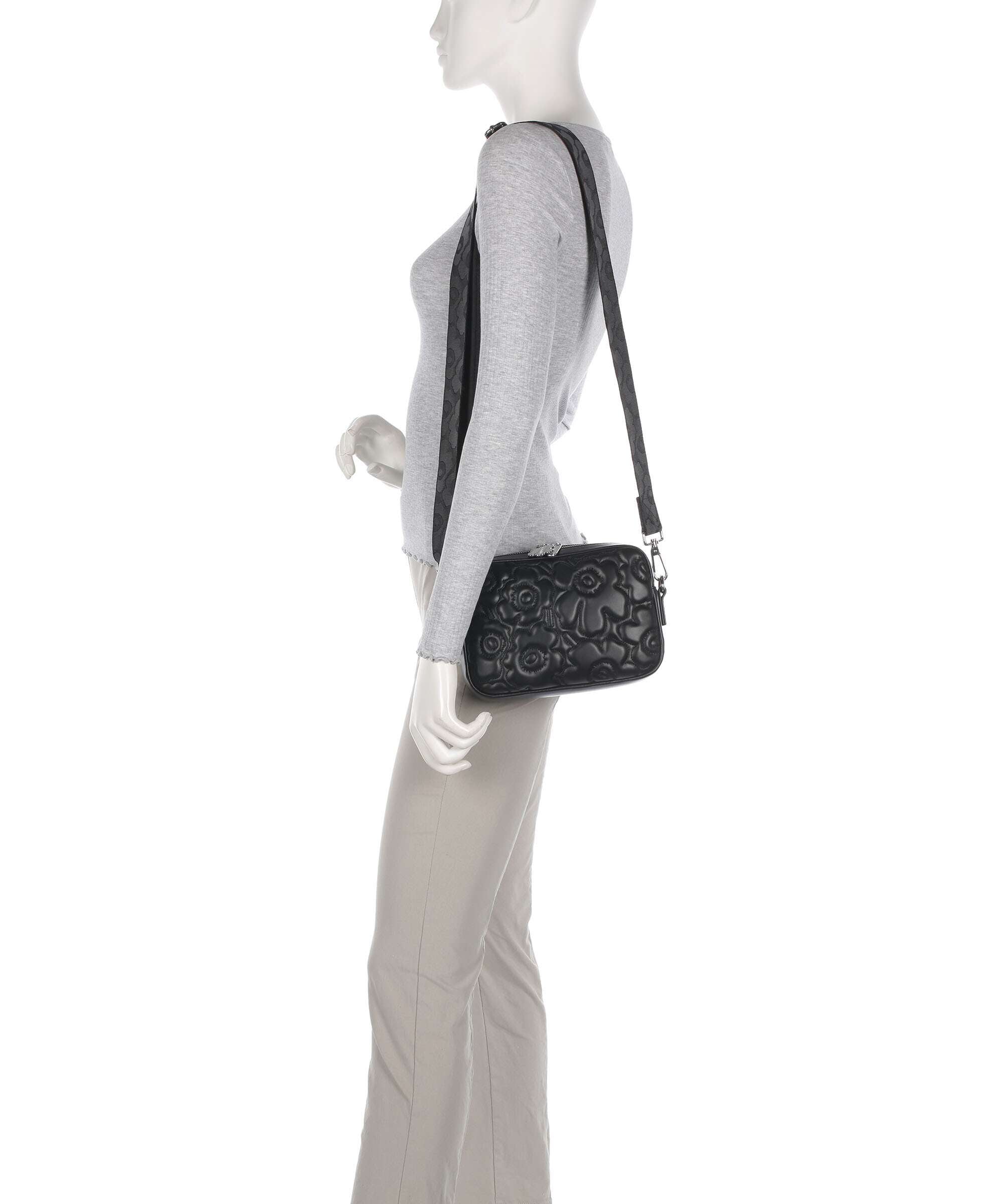 Marimekko Gratha Soft Unikko Crossbody bag black