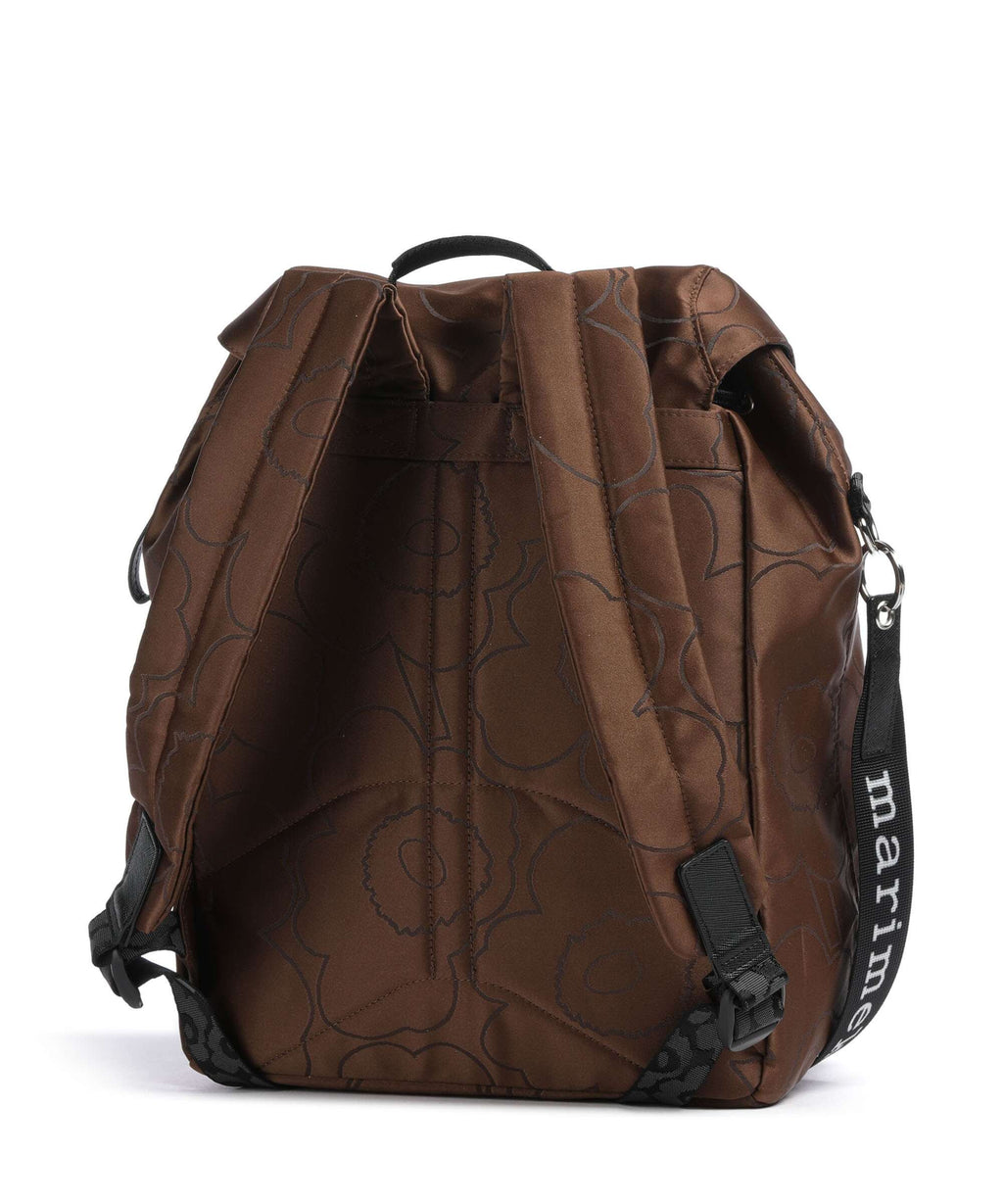 Marimekko Everything Unikko L Backpack brown/black