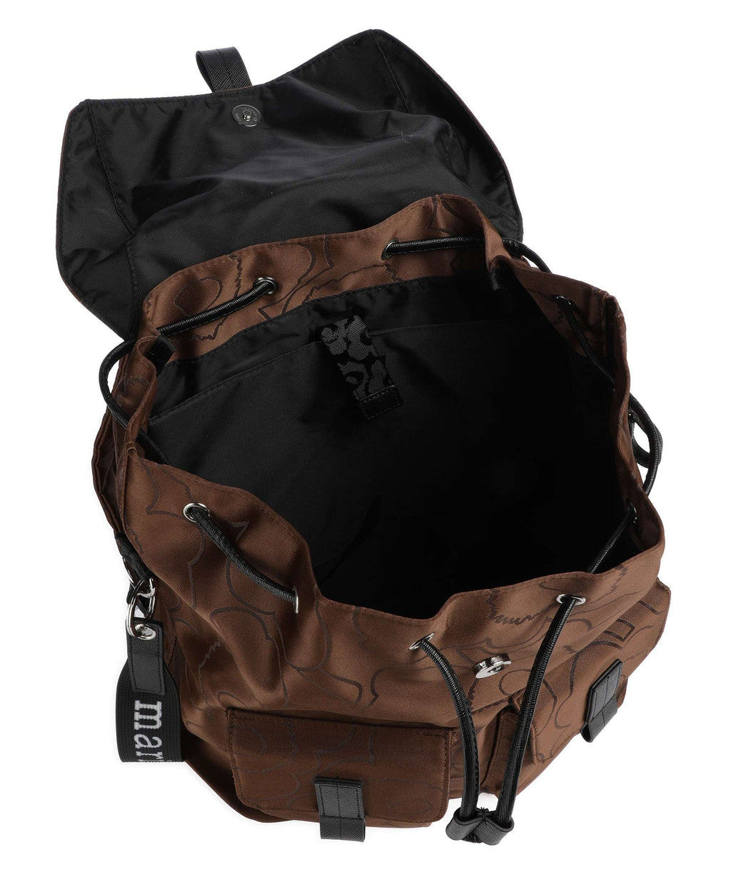 Marimekko Everything Unikko L Backpack brown/black