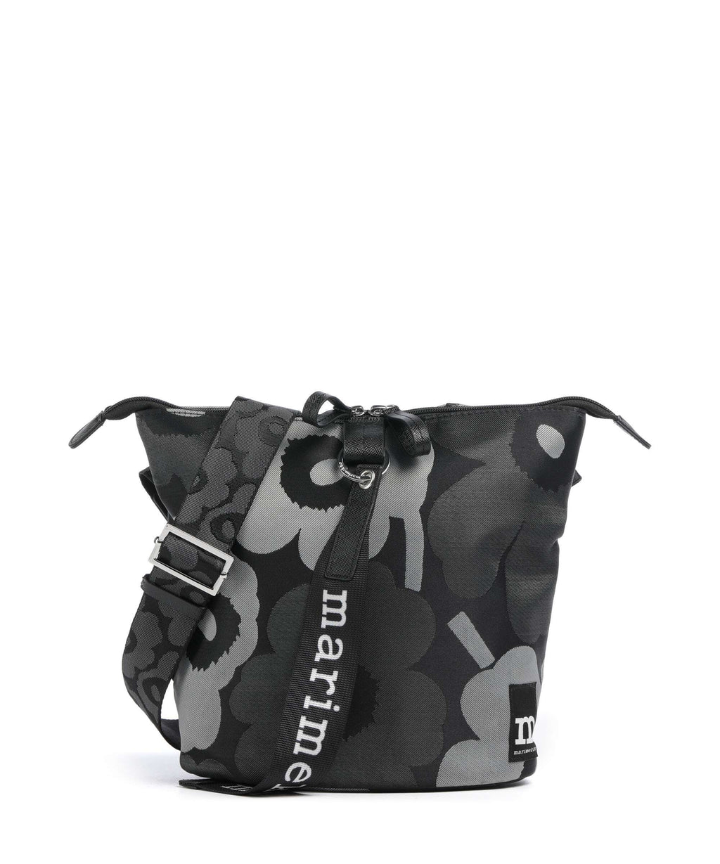 Marimekko Carry All Unikko Crossbody bag grey/dark grey/black