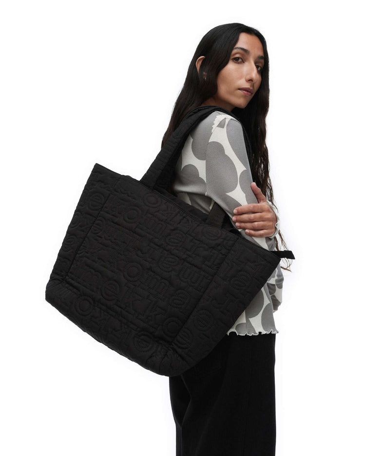 Marimekko Joy M Logo Tote bag black