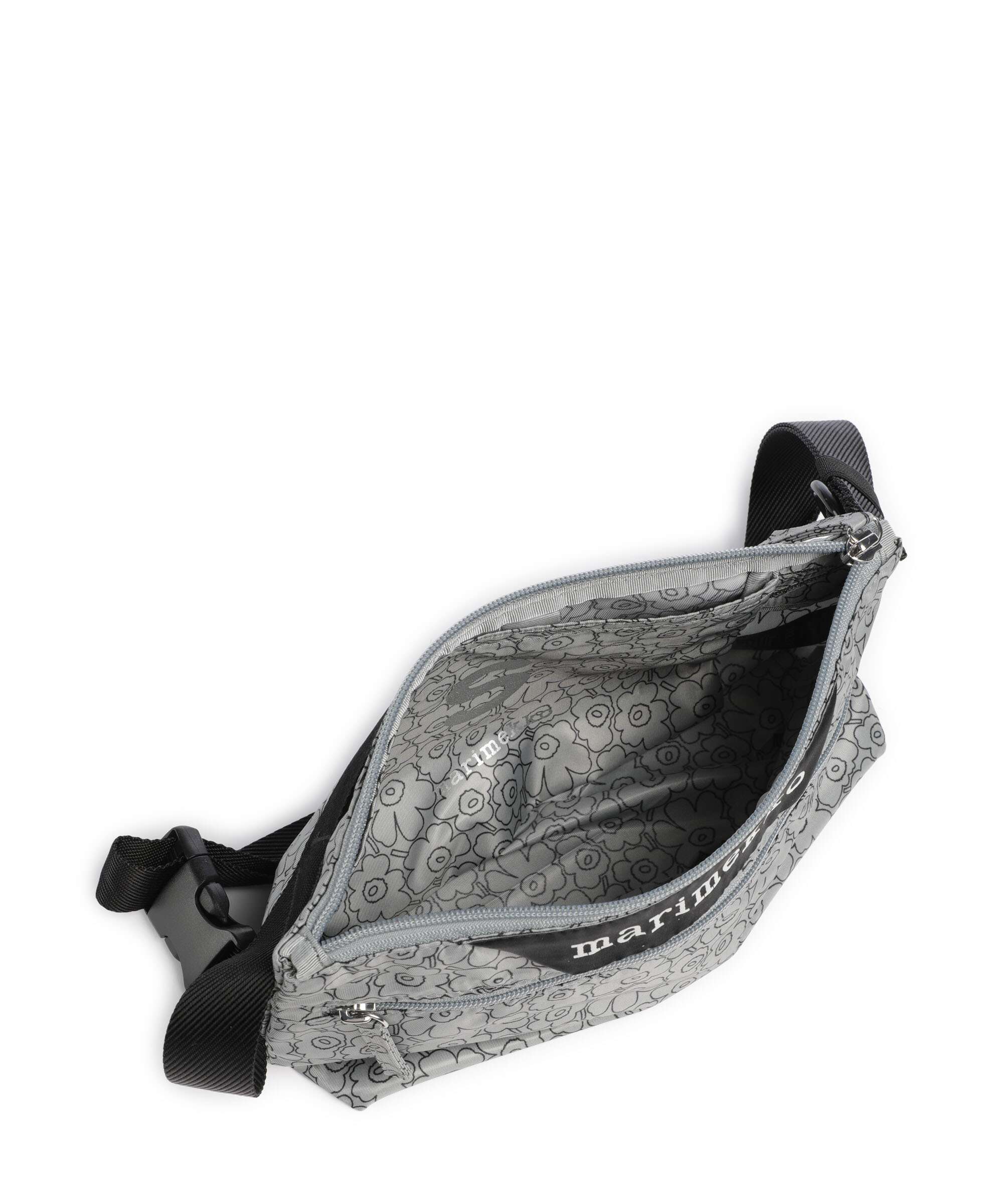 Marimekko Neat Unikko Piirto S Crossbody bag grey/black