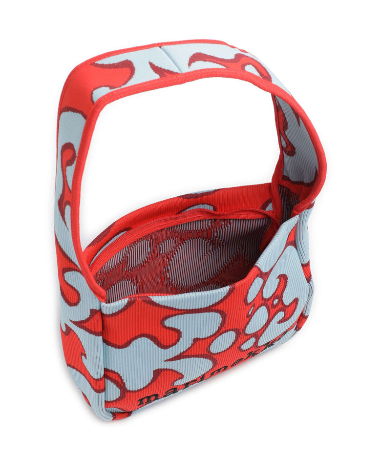 Marimekko Knitted Keidas Shoulder bag light blue/red