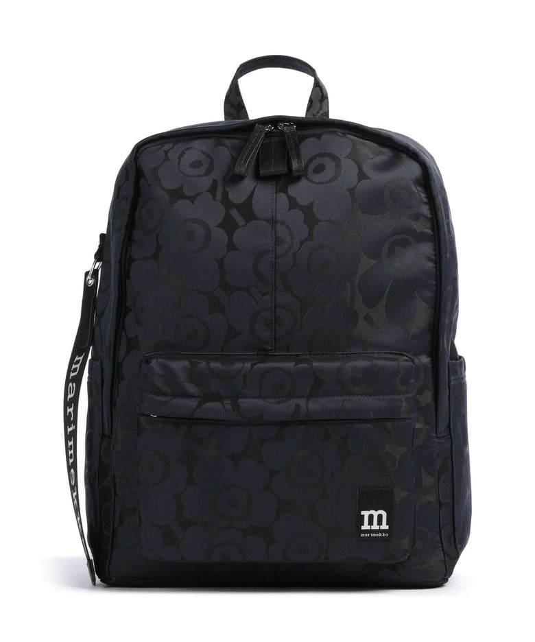 Marimekko Unikko Zip Top Backpack blue/dark blue