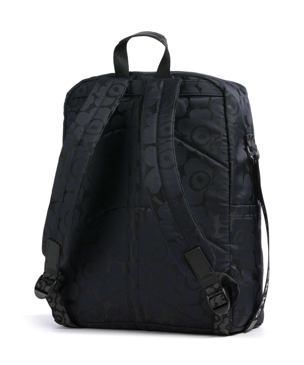 Marimekko Unikko Zip Top Backpack blue/dark blue