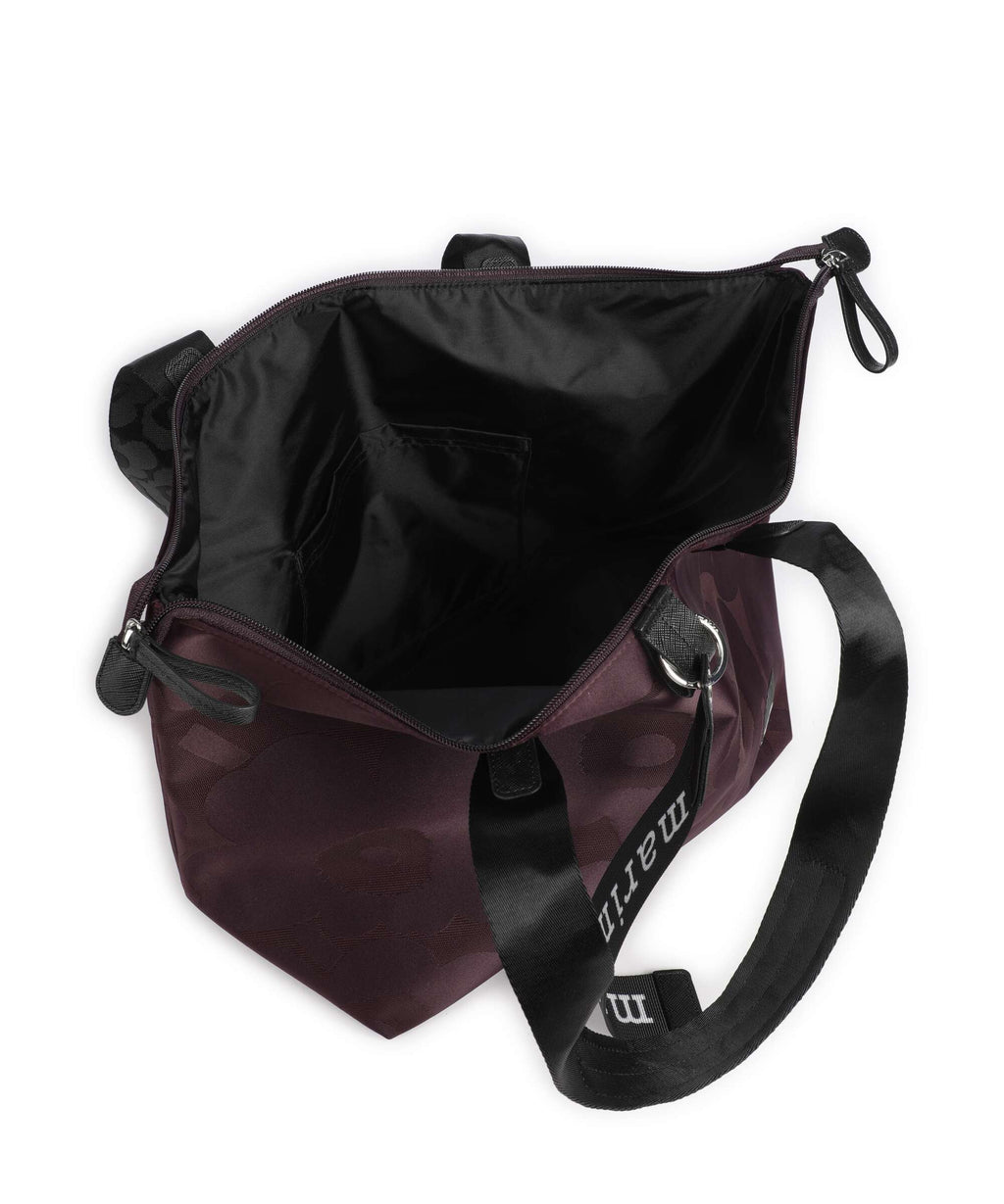 Marimekko Wear All Day M Unikko Tote bag wine red/dark wine